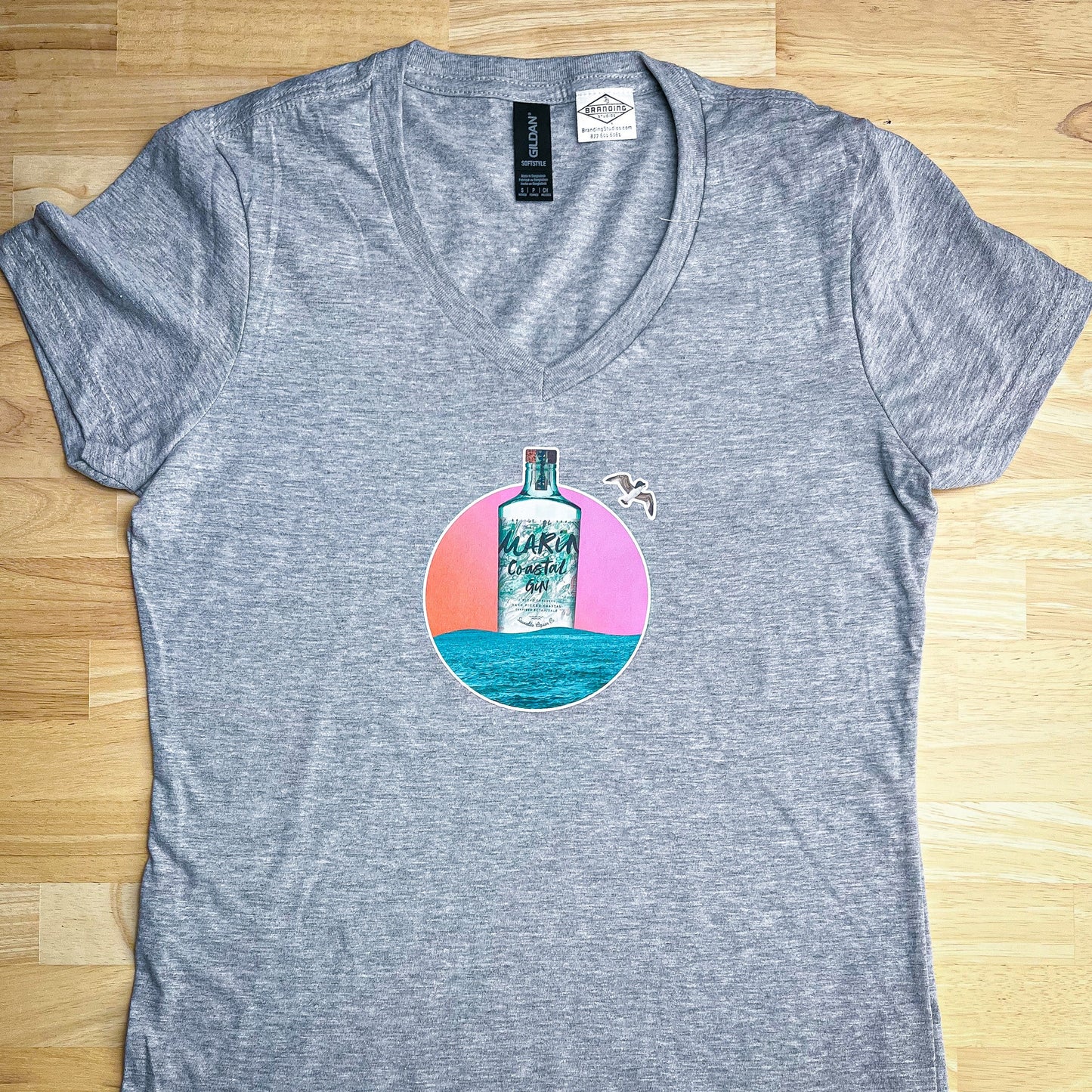 Marin Coastal Gin Women's T-Shirt (Grey)